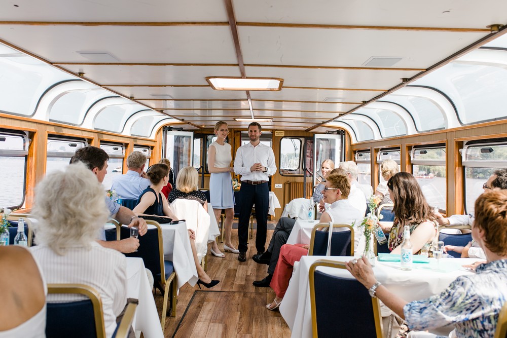 Hochzeitsfotograf auf einem Alsterschiff!